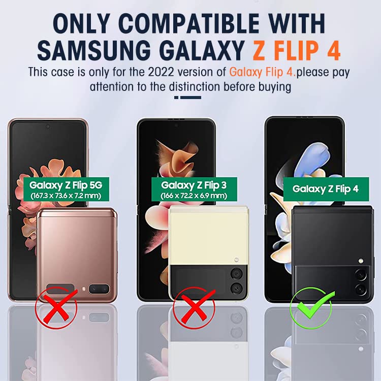 ZORBES Samsung Galaxy z Flip 4 Case 2022 PC Lightweight Ultra Thin Skin Feeling Case Scrub Full Coverage Anti Scratch Anti Fingerprint for Samsung Galaxy Z Flip 4 5G ZORBES Samsung Galaxy z Flip 4 Case 2022 PC Lightweight Ultra Thin Skin Feeling Case Scrub Full Coverage Anti Scratch Anti Fingerprint for Samsung Galaxy Z Flip 4 5G